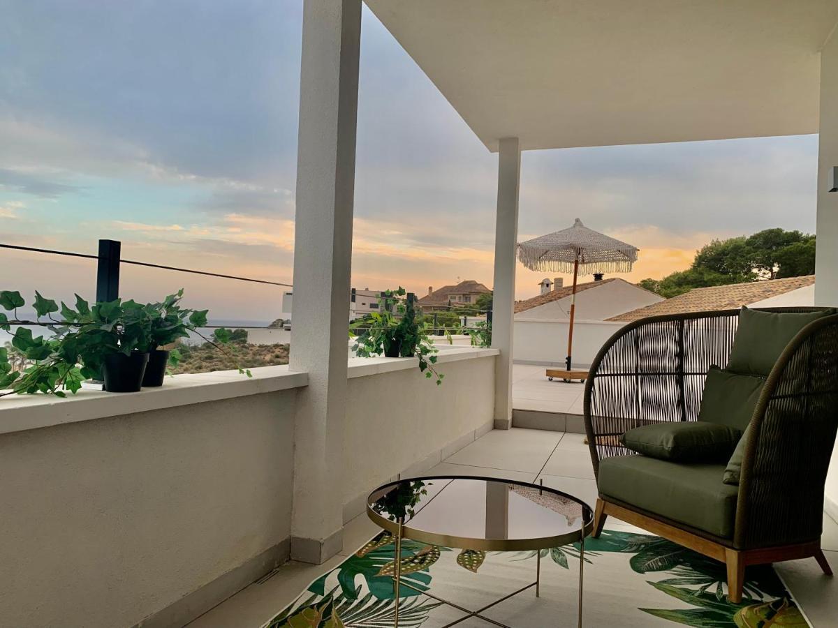 Rooftop With Beautiful Sea View Isla Plana Bagian luar foto