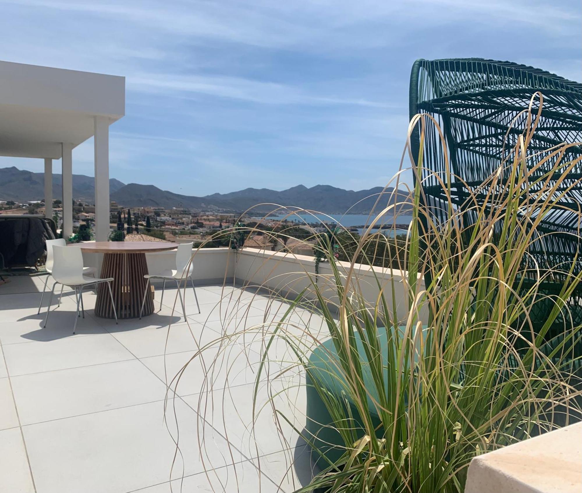 Rooftop With Beautiful Sea View Isla Plana Bagian luar foto