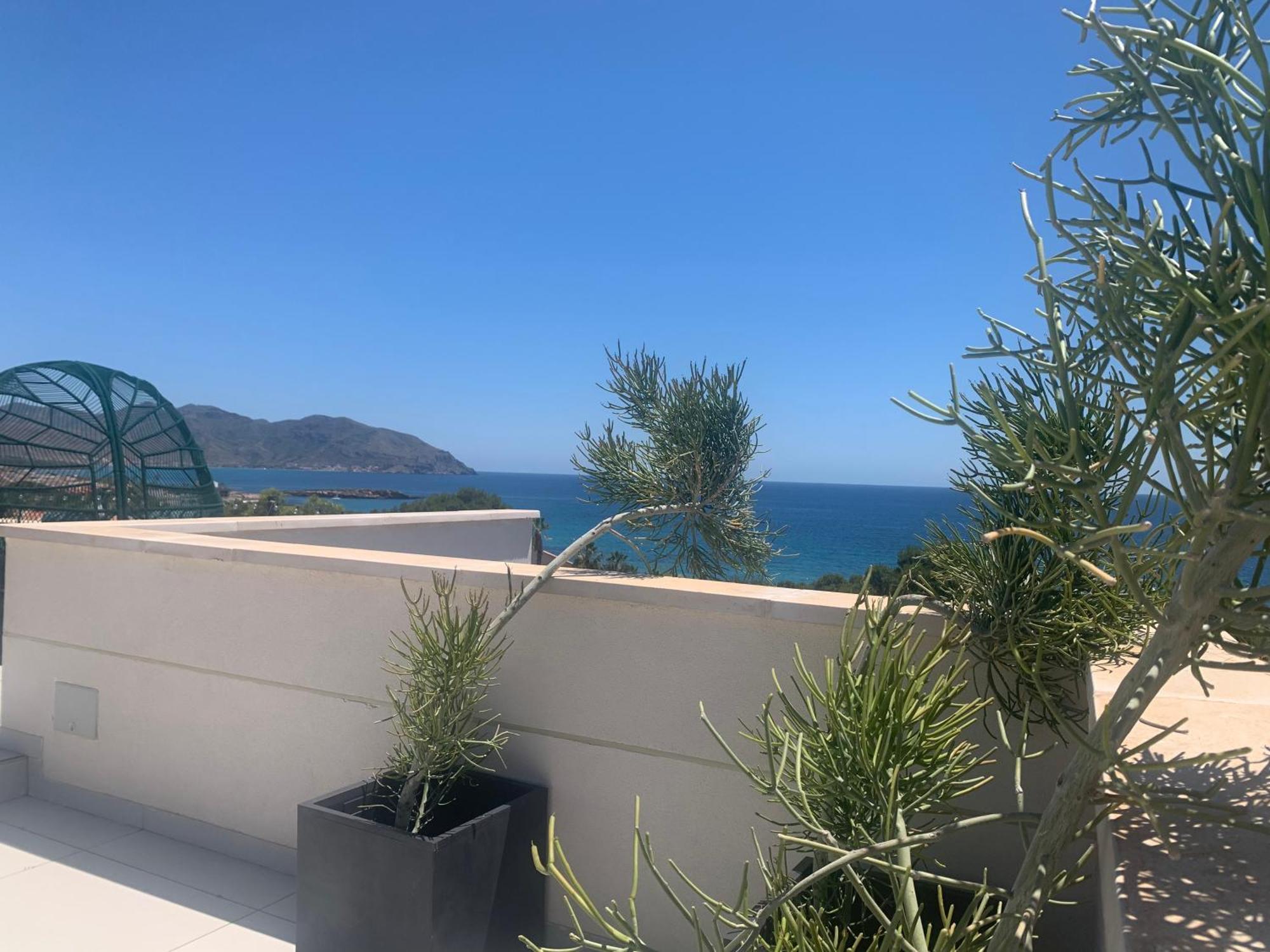 Rooftop With Beautiful Sea View Isla Plana Bagian luar foto